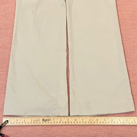 Banana Republic size 2 W31L30.75 rise 8 light beige / natural wm’s pant Trousers - Picture 3 of 16